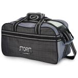 STORM 2-BALL TOTE PLAID/GREY/BLACK