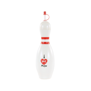 KEGELFORMEDE DRIKKEDUNKE "I LOVE BOWLING" (BOX OF 56)