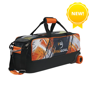 PROBOWL DYE-SUB 3-BALL TOTE ORANGE