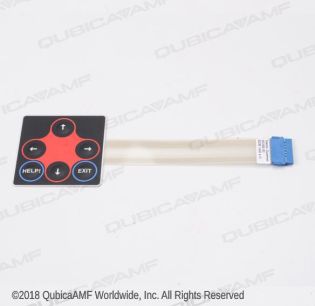 088000103 XLI MCU MEMBRANE KEYPAD