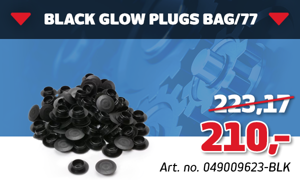 BLACK GLOW PLUGS BAG/77