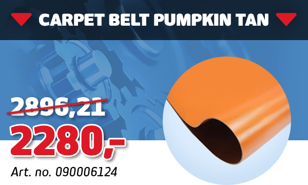CARPET BELT PUMPKIN TAN