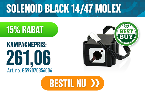SOLENOID BLACK 14/47 MOLEX SOLENOID BLACK 14/47 MOLEX