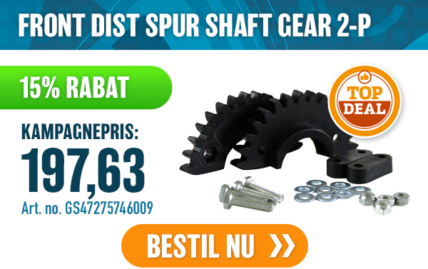 FRONT DIST SPUR SHAFT GEAR 2-P FRONT DIST SPUR SHAFT GEAR 2-P